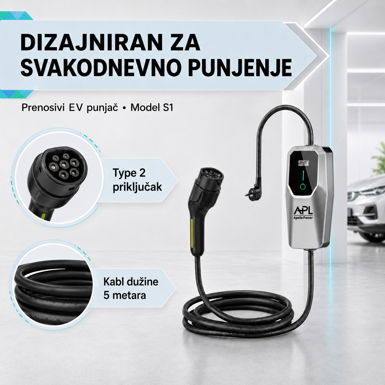 Dizajniran za svakodnevno punjenje